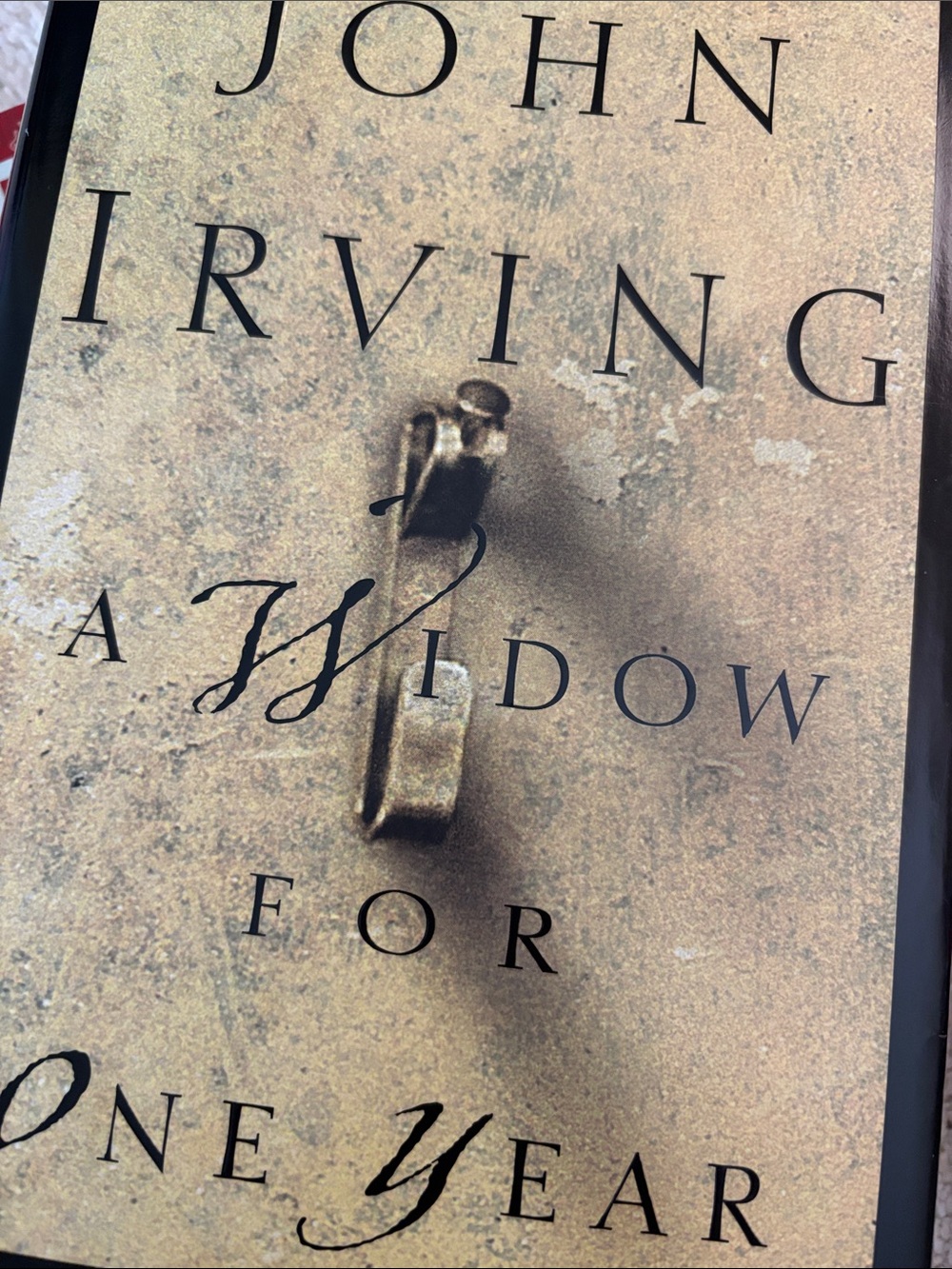 John Irving 'A Widow for One Year'hardback dustcover clean EUC